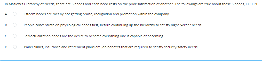 Choose the most suitable answer that explains an