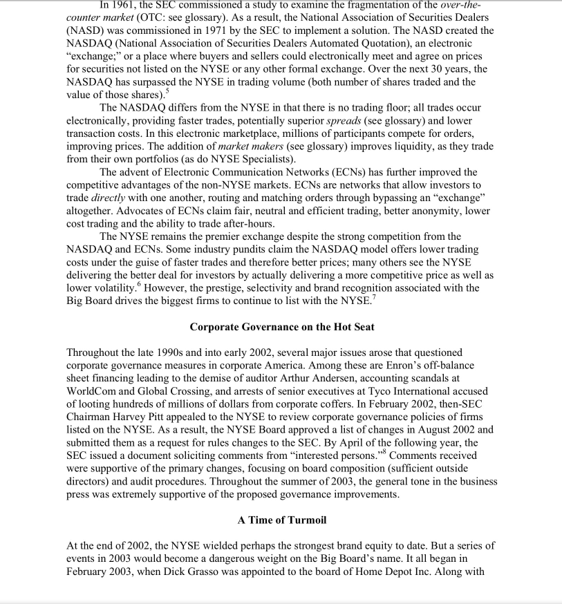 Read and answer the discussion questions. The New