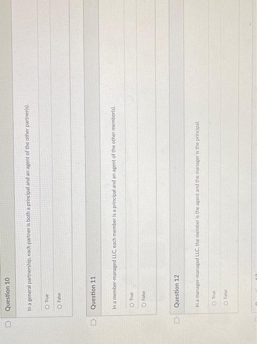 help with these questions In a general