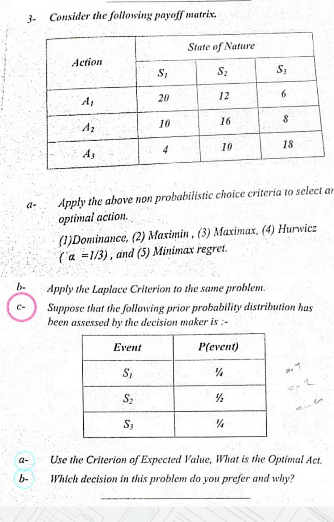 I need to solve ( C ) indicated by the red circle