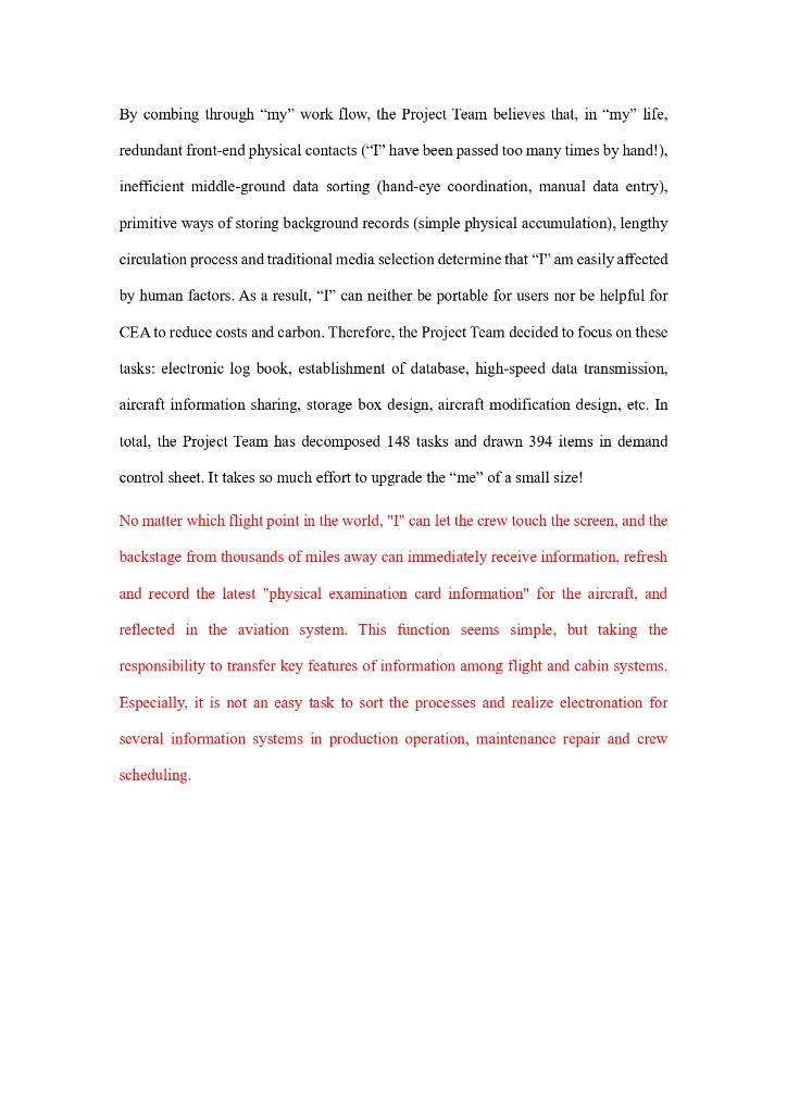 According to the case provided above, please