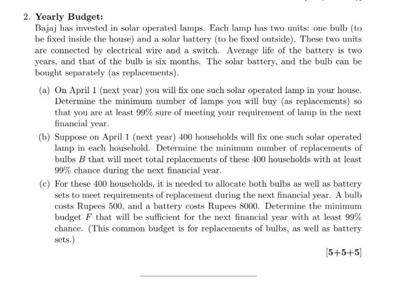 Please provide a detailed solution for each part.