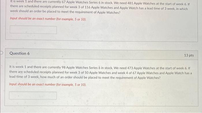 It is week 1 and there are currently 67 Apple