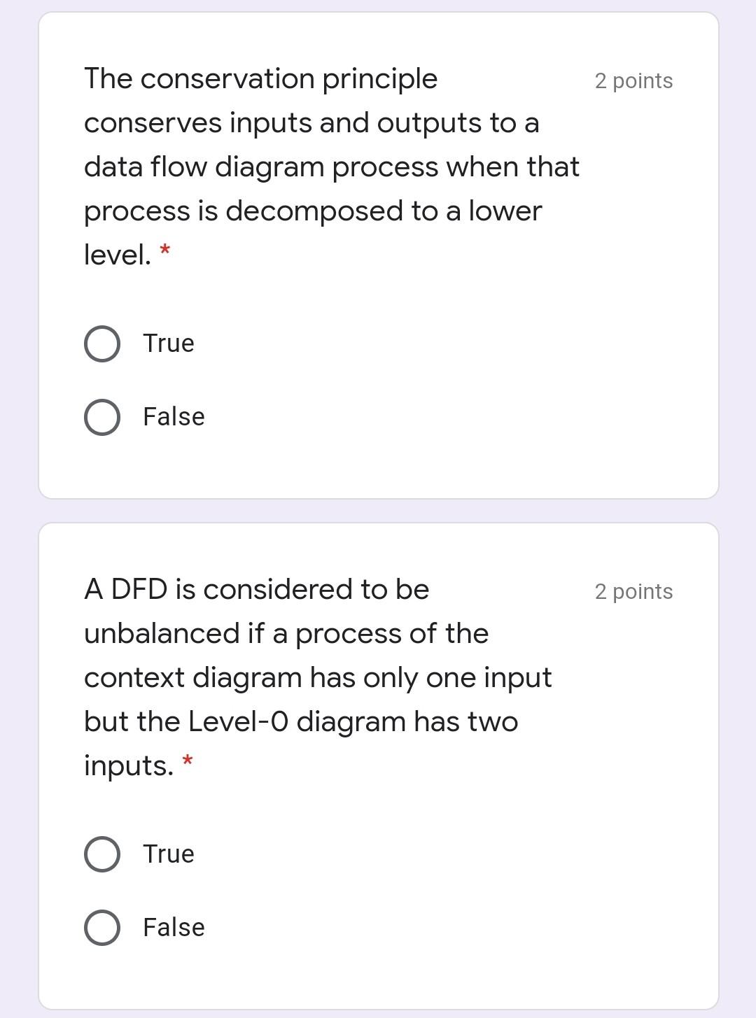 2 points Processes 1.0, 2.0, and 3.0 are part of