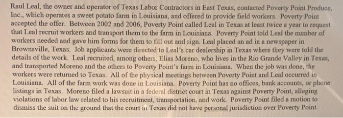 Raul Leal, the owner and operator of Texas Labor