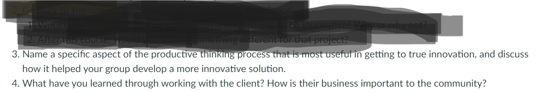 3. Name a specific aspect of the productive