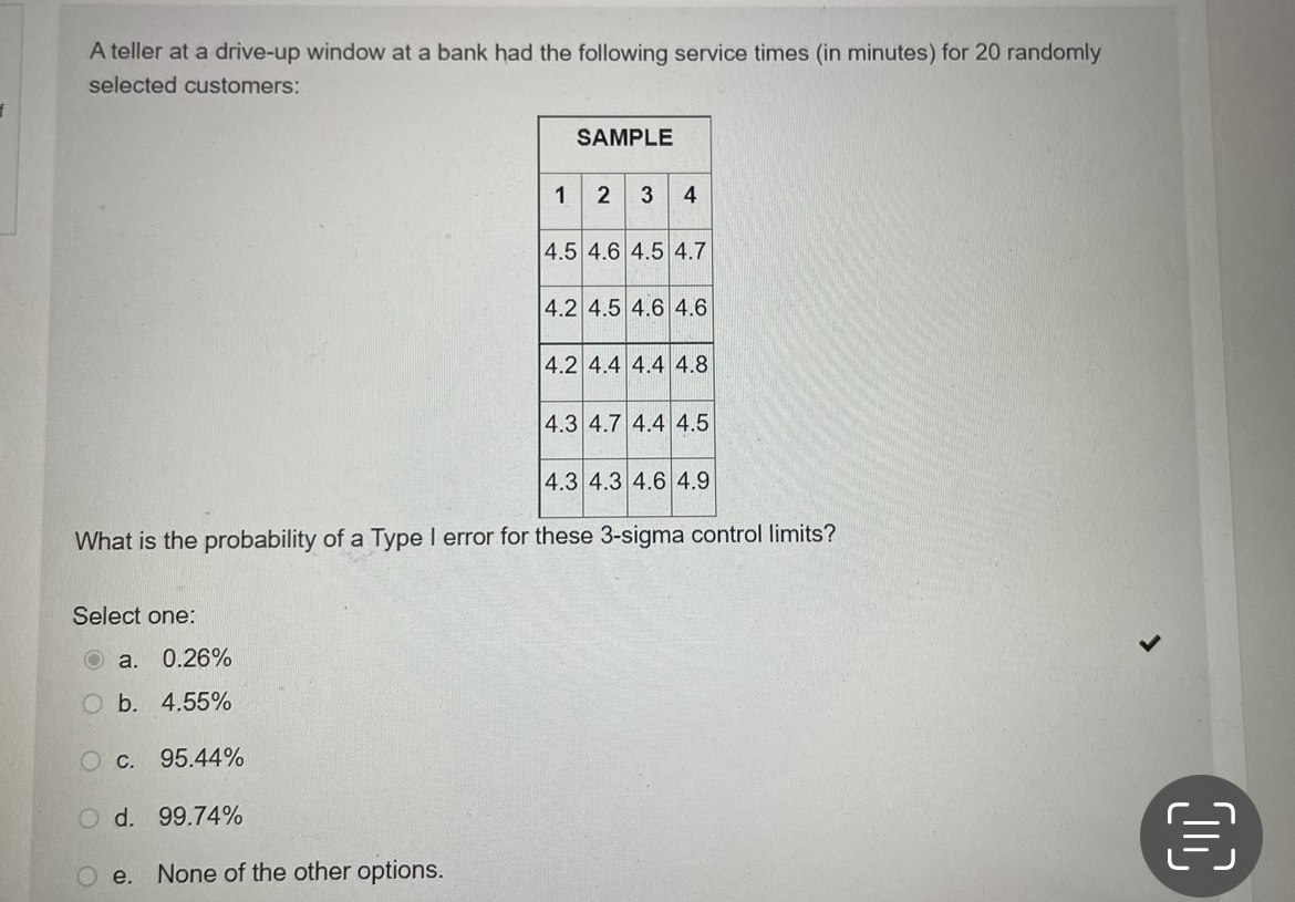 Can you show the work? Plz A teller at a drive-up
