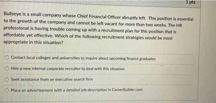 All of the following are methods of ensuring that