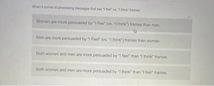 When it comes to processing messages that use