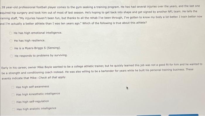 28 year-old professional football player comes to