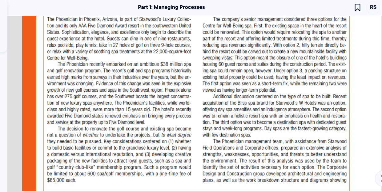 minimum of 250 words Part 1: Managing Processes 0