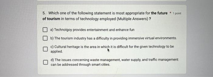 please answer 1 to 5 and 1 to 5 all 10 questions