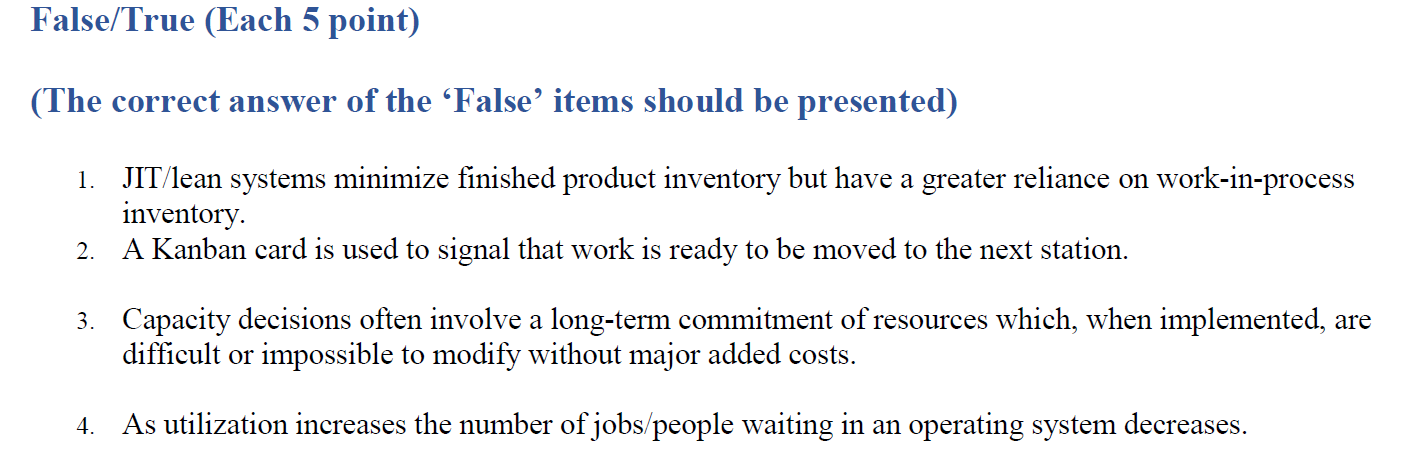 Please answer with a reason for false statement