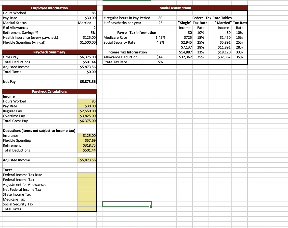(1.12 Calculate the tax adjustment for