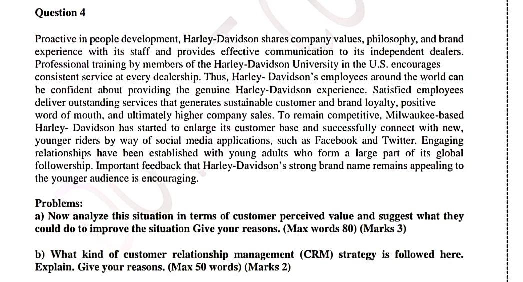 Question 4 Proactive in people development,