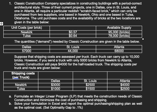 1. Classic Construction Company specializes in