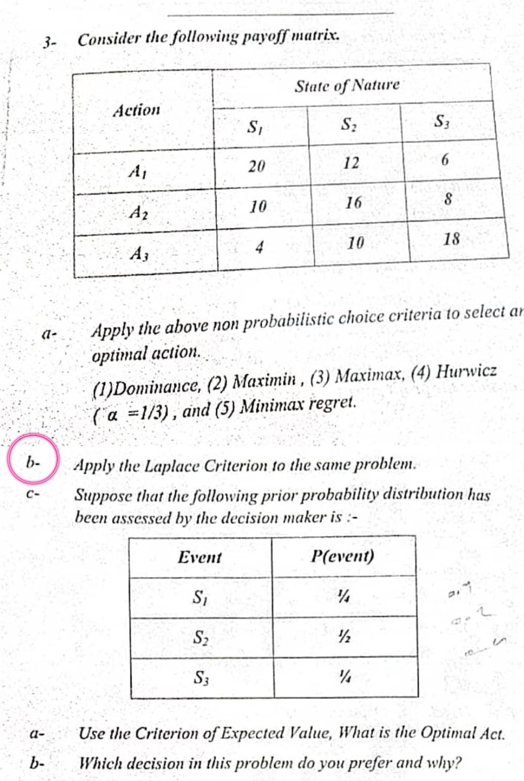 I need to solve (b) indicated by the red circle