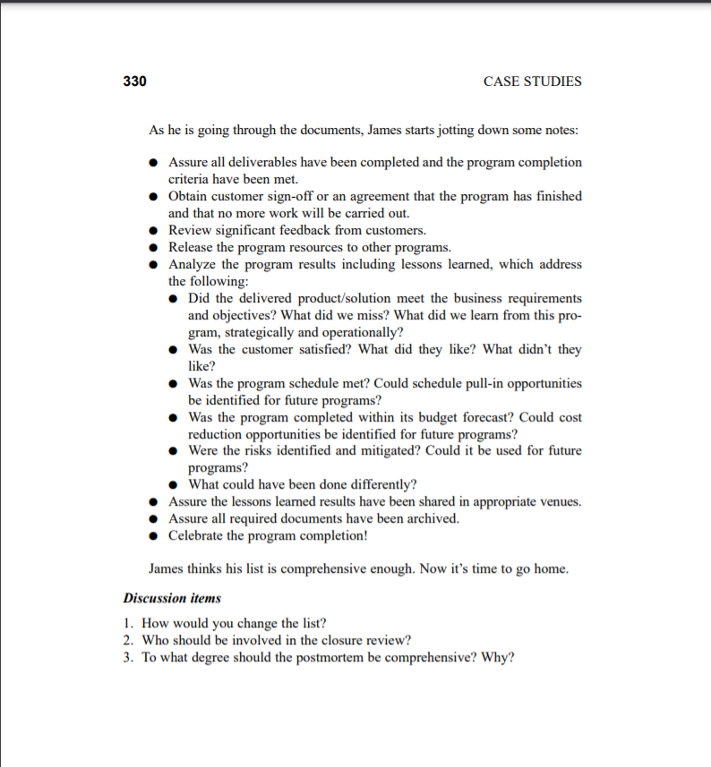 Answer Below Multiple Choice from Case Study