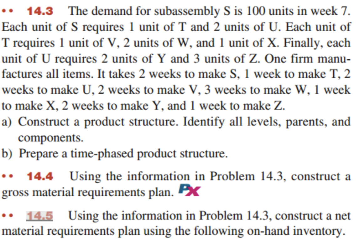 please I cannot figure out question 14.5 thanks