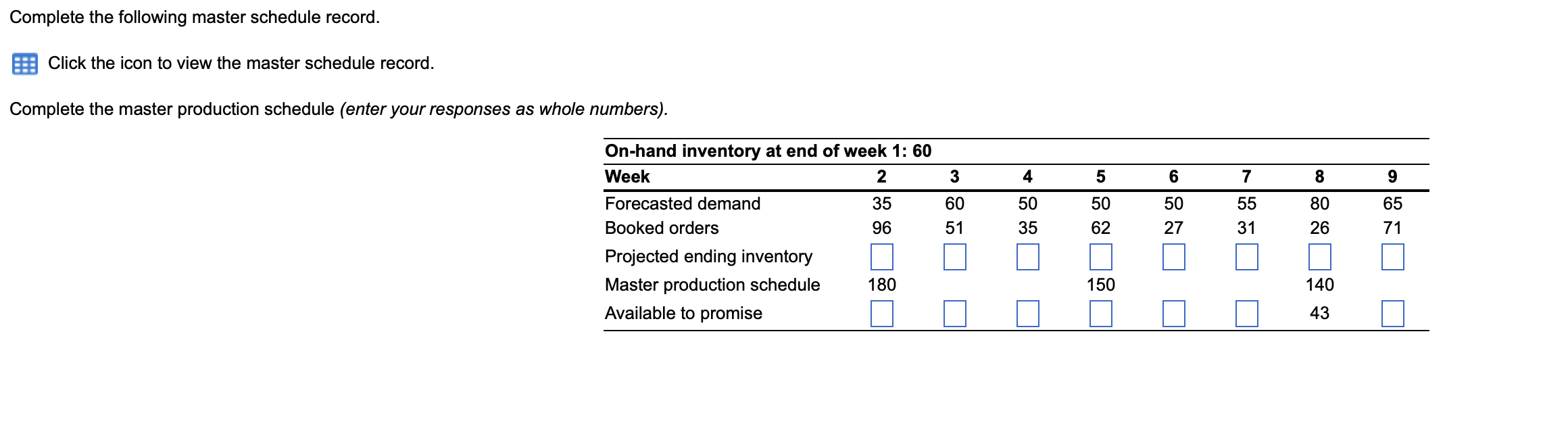 NEED HELPPP Complete the following master