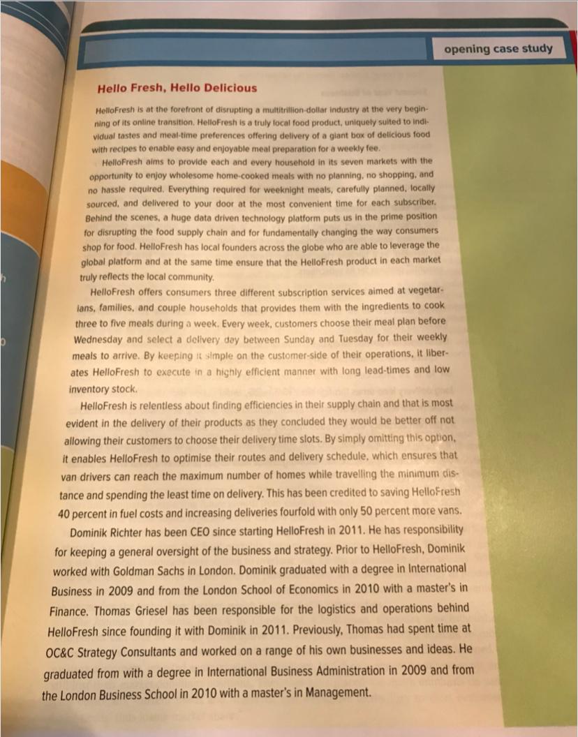 please answer only 5 and 6 questions opening case
