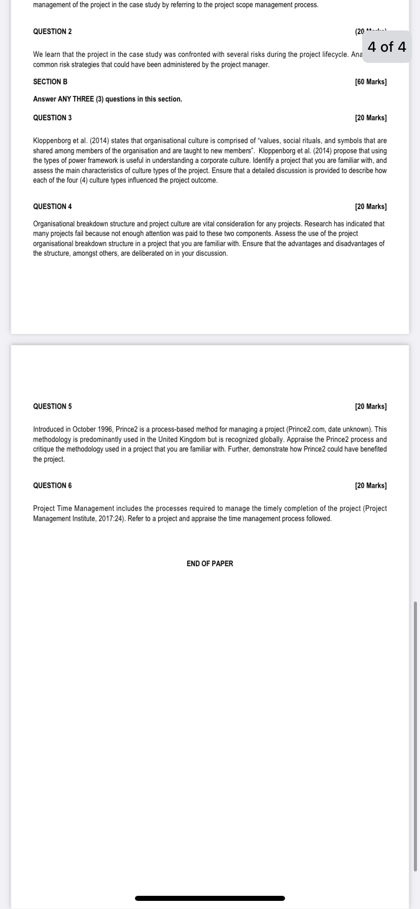 please fully answer question 6 common risk