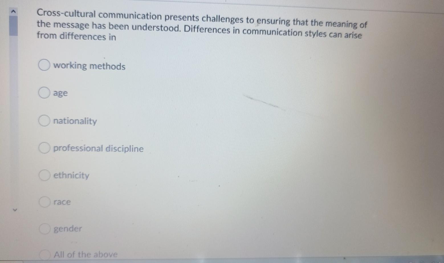 Cross-cultural communication presents challenges