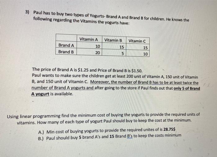 1) Radiant wants to hire Cargo planes for