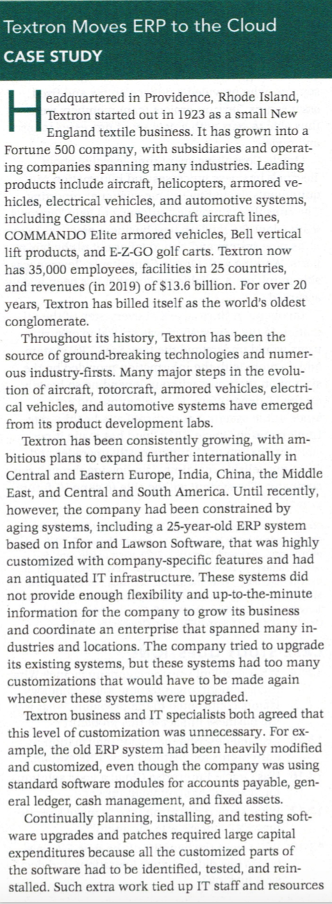 What problem was the company facing? What