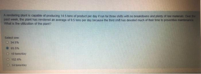 The following table shows the annual usage of a