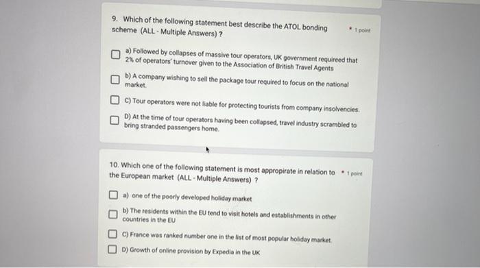 week 9-15 Please answer 1 to 10 questions please