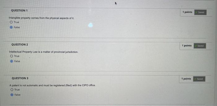 Intang ble property comes from the physical