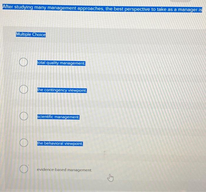 Managers in a cosmetics factory have been having