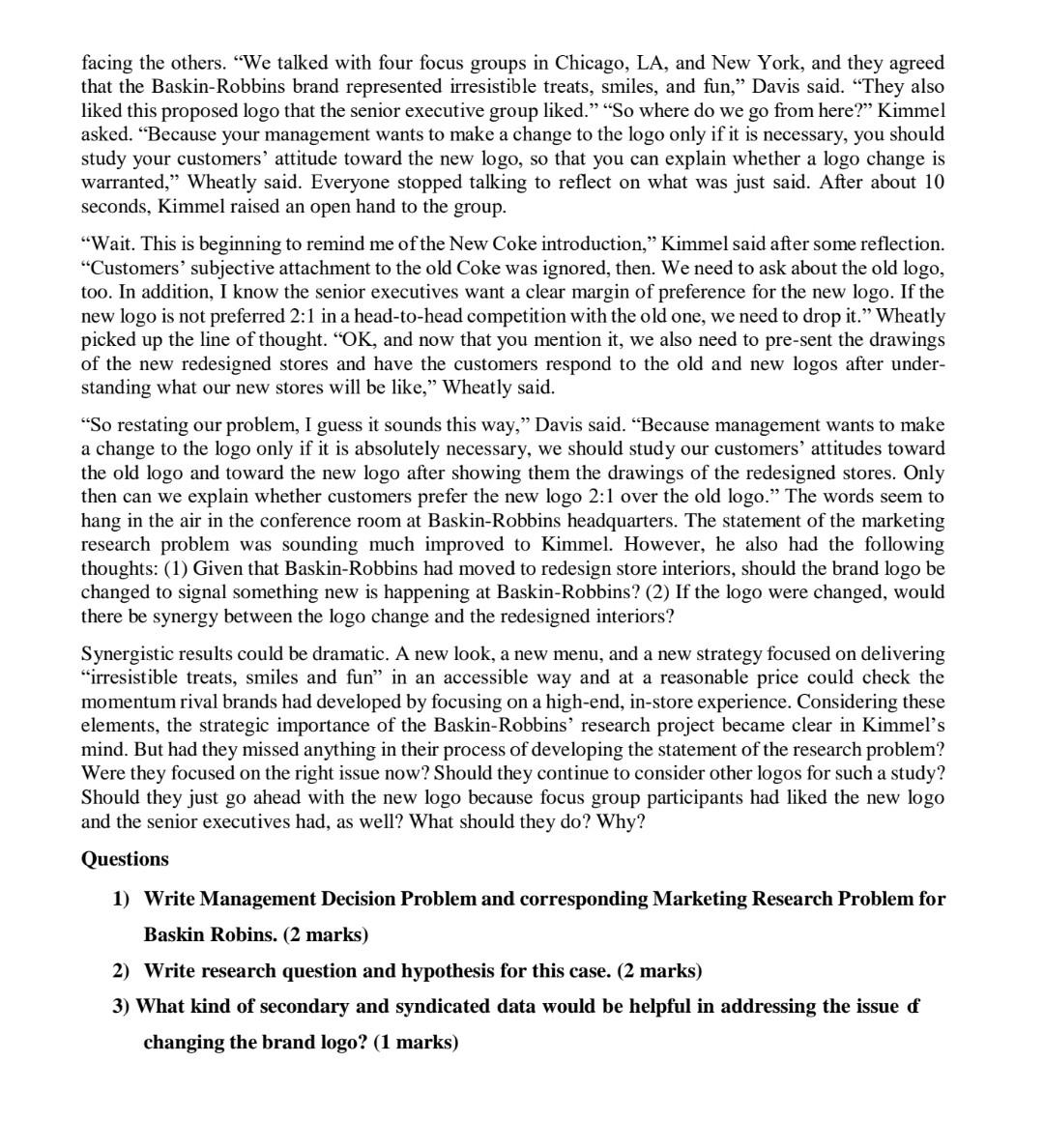 Baskin-Robbins: Can It Bask in the Good 'Ole