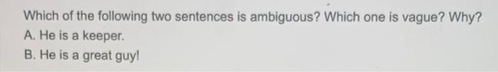 Which of the following two sentences is