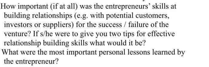 New Venture C reator How important (if at all)