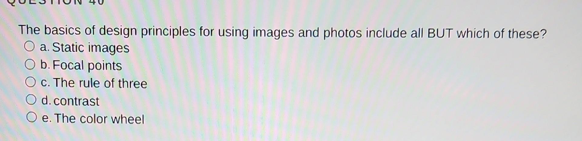 The basics of design principles for using images