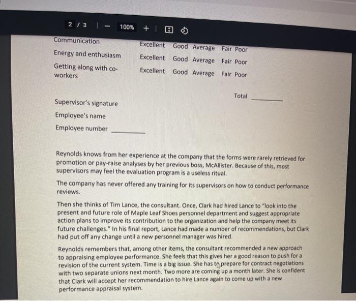 CHAPTER 8 CASE STUDY: Maple Leaf Shoes Ltd.