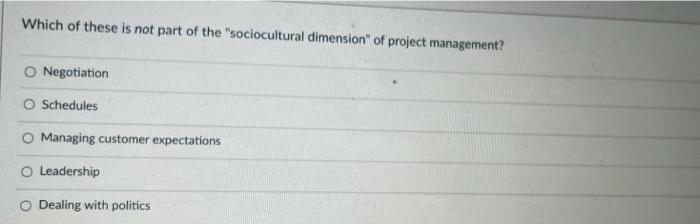 Which of these is not part of the "sociocultural