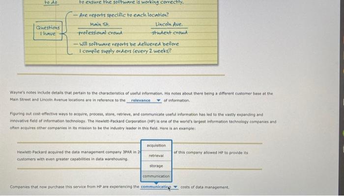 to do to ensure the software is working correctly