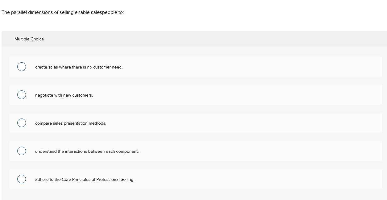 The parallel dimensions of selling enable