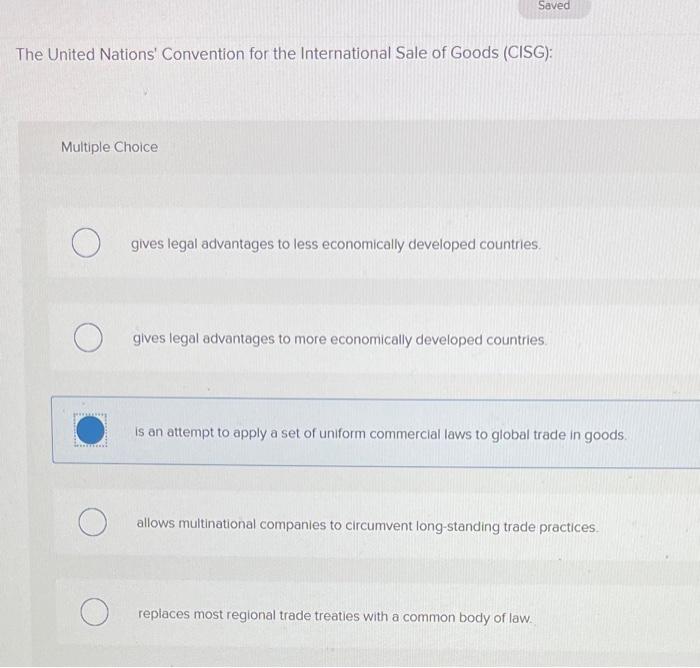 The United Nations' Convention for the