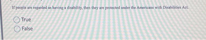 HR question If people are regarded as having a
