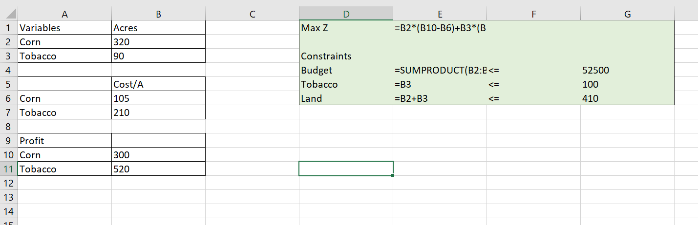 2. The Bradley family owns 410 acres of farmland