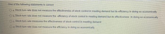 Reasons for companies holding some inventory may