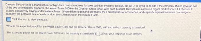 Dawson Electronics is a manufacturer of high-tech