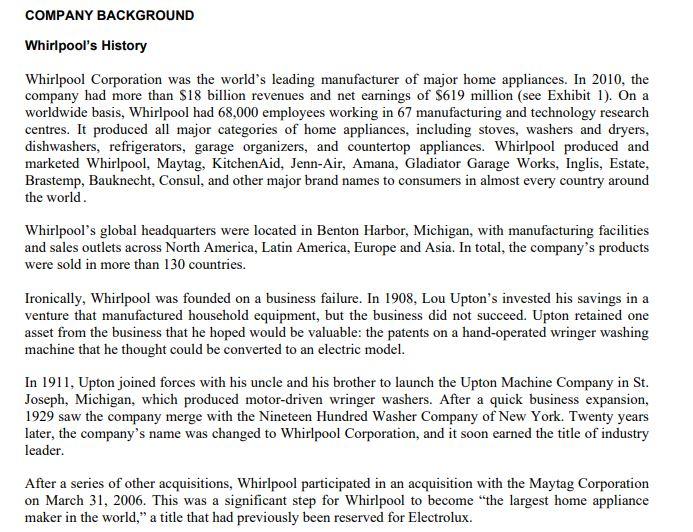 Case study questions: 1. What is the key problem