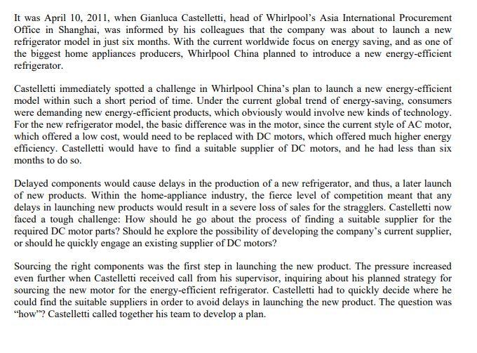 Case study questions: 1. What is the key problem