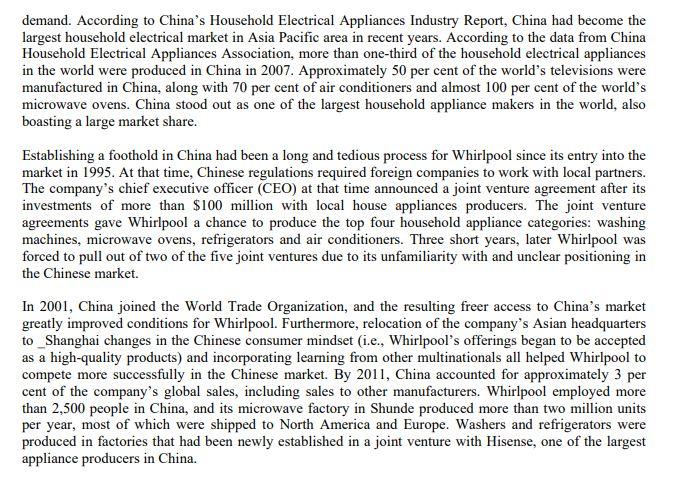 Case study questions: 1. What is the key problem