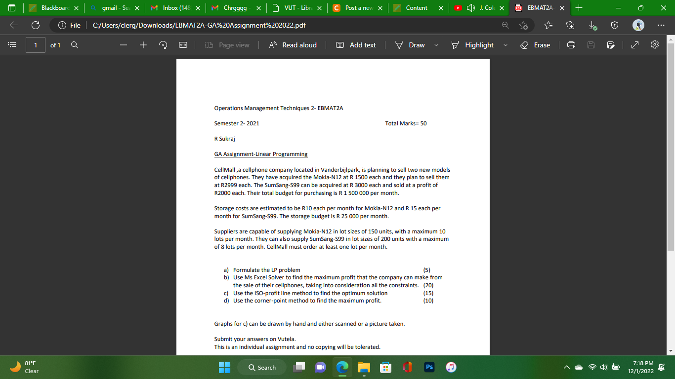 Kindly answer all questions, and please draw the